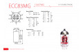 ECC 83 MG / 12AX7 MG - gold